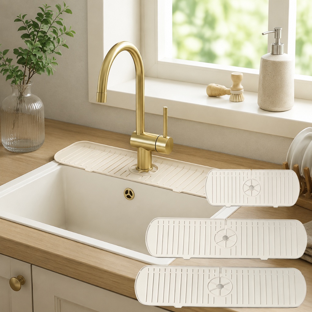 Silicone Tap Washer - Tapis de robinet en silicone, protection
