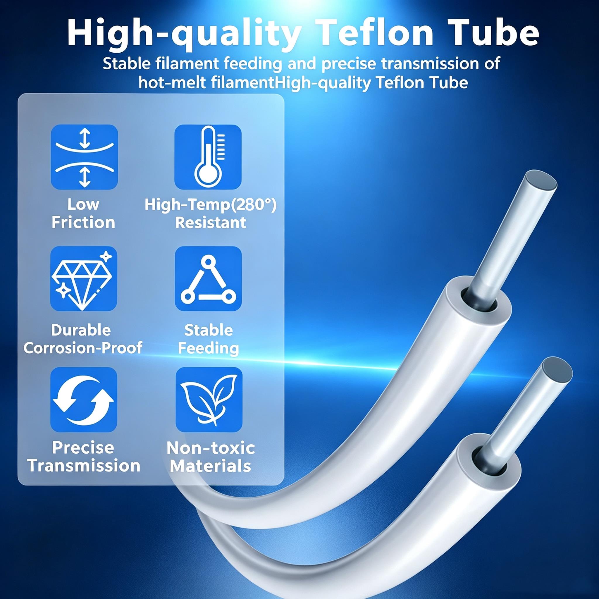 Tube en PTFE Téflon 2,5×4 mm p - Ptfe Tape Thread avis et prix
