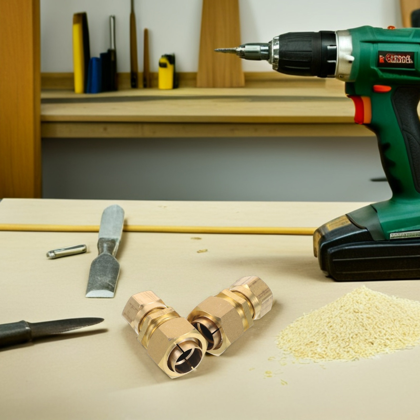 2 pièces, raccords de tuyauter - Compression Fitting Brass avis et prix